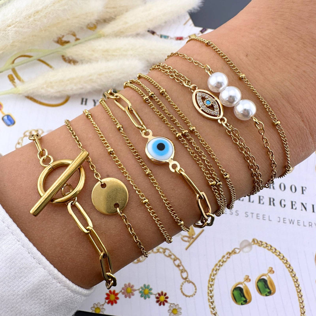 The Everyday Link Bracelet - Gold