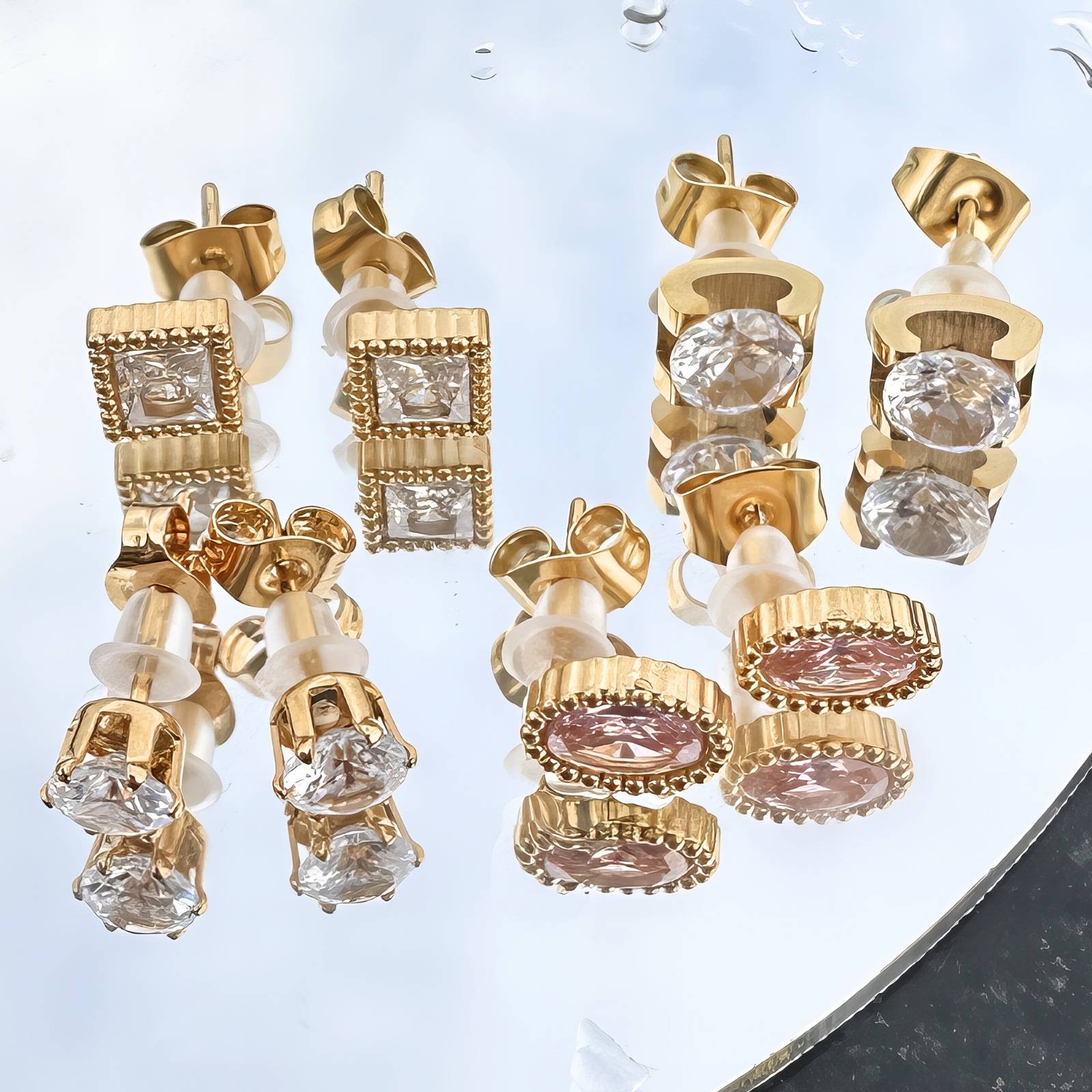 The Clara Gold Studs