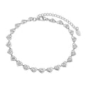 Heart to Heart Bracelet, Stainless Steel