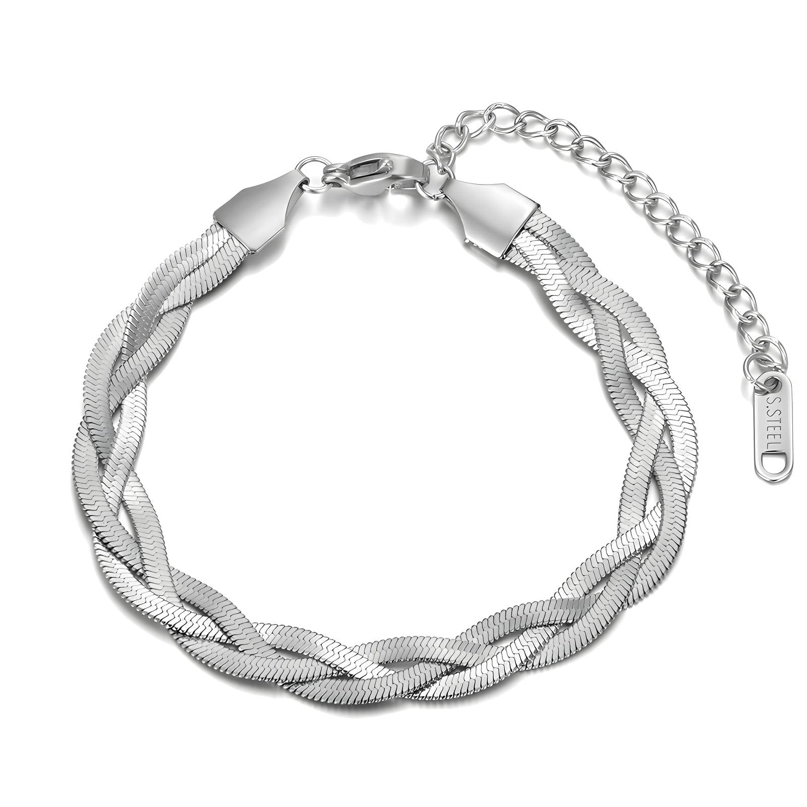 The Braided Beauty - Silver