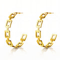 Golden Link Hoops