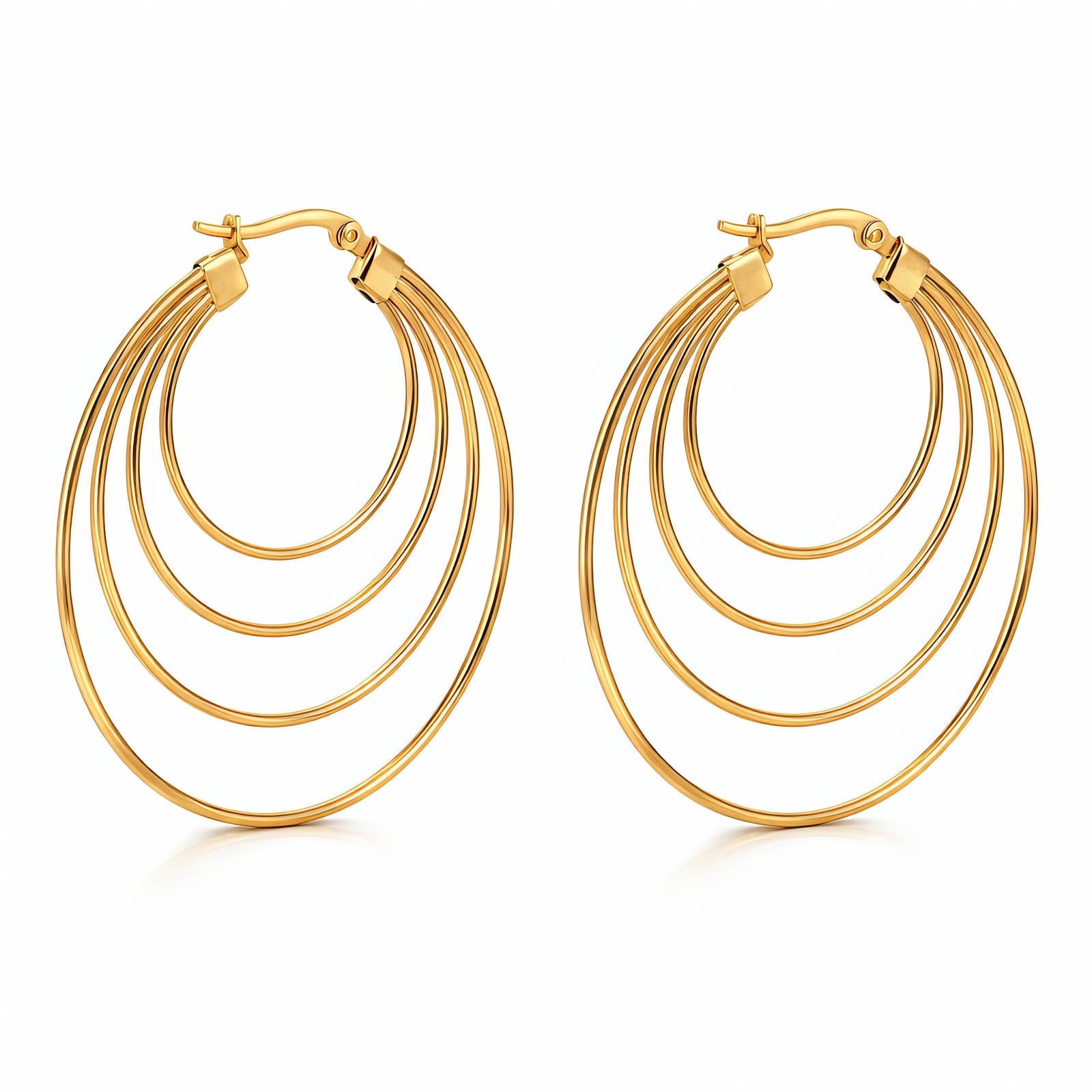Golden Cascade Earrings