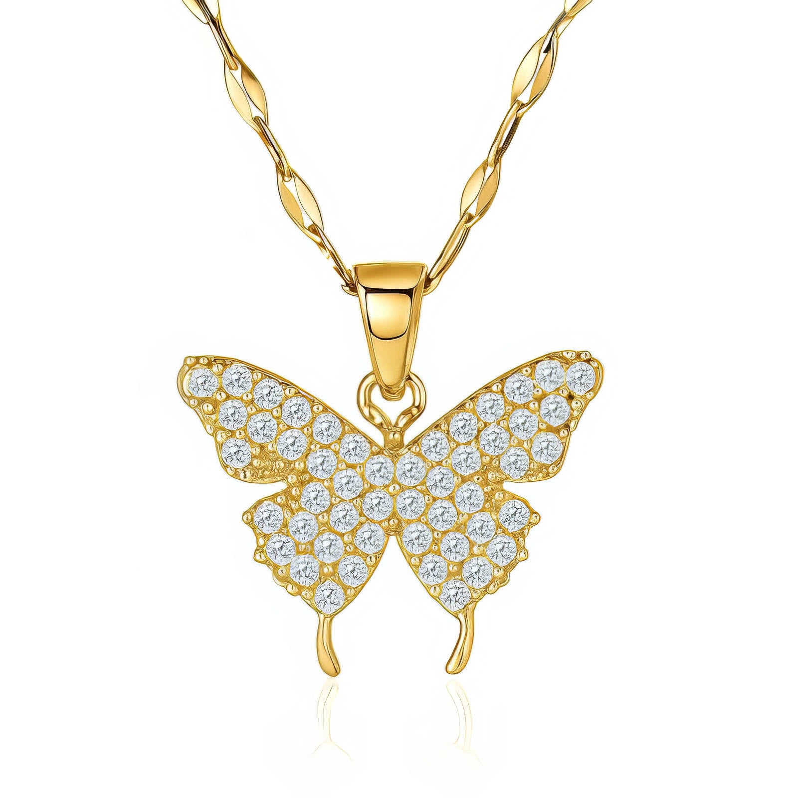 Golden Flutter Necklace