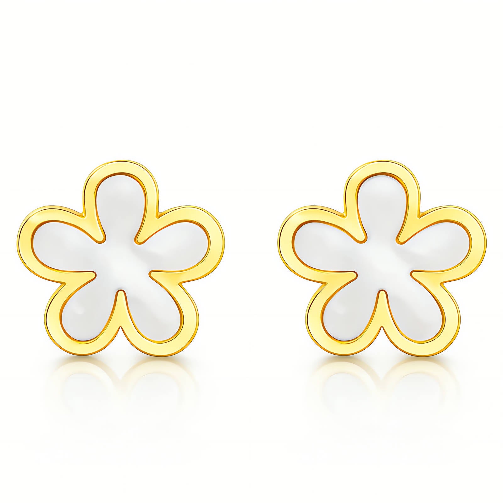 Flower Meadow Earrings - White